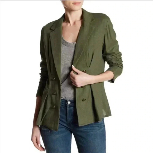 Free People Jackets & Blazers - Free People Olive Military Jacket Sz S EUC​​